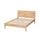 Baxton Studio Hosea Japandi Carved Honeycomb Natural King Size Platform Bed 246-13620-ZORO - alternate 10